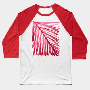 watercolor lines palm leaf 3 Baseball T-Shirt